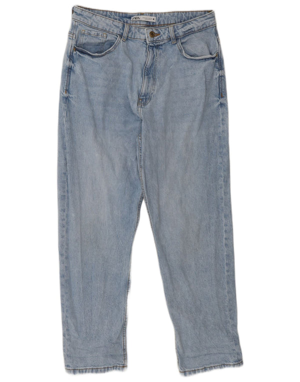 Jeans affusolati da donna Zara EU 42 Large W32 L27 Cotone blu