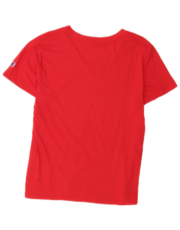 T-shirt da donna Champion Top UK 14 grande rossa