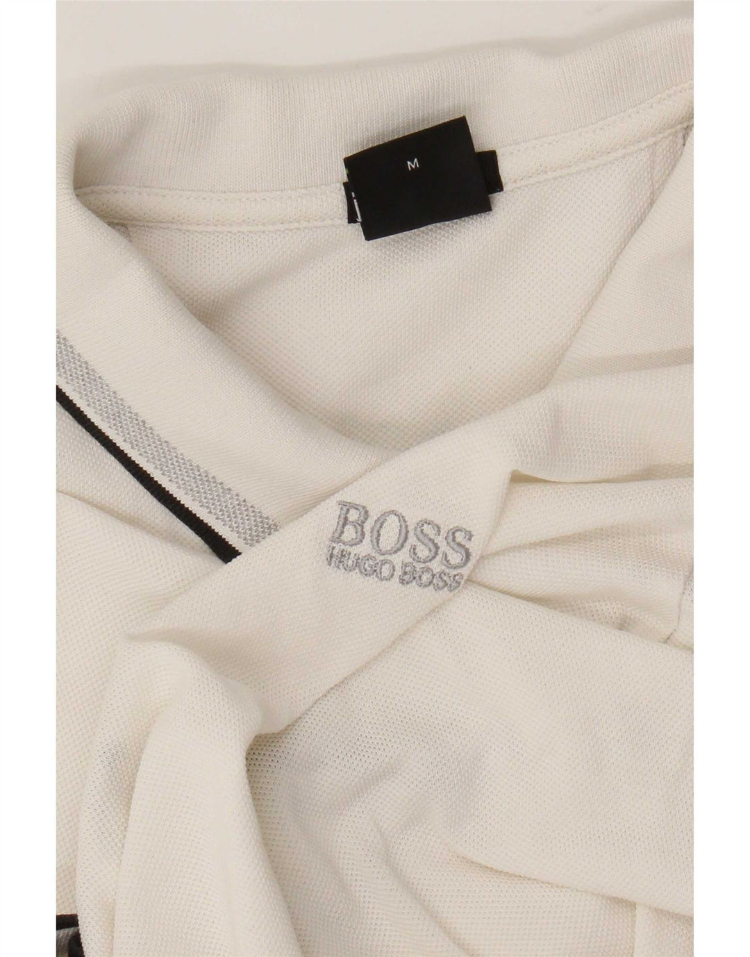 Hugo Boss Mens Polo Shirt Medium White