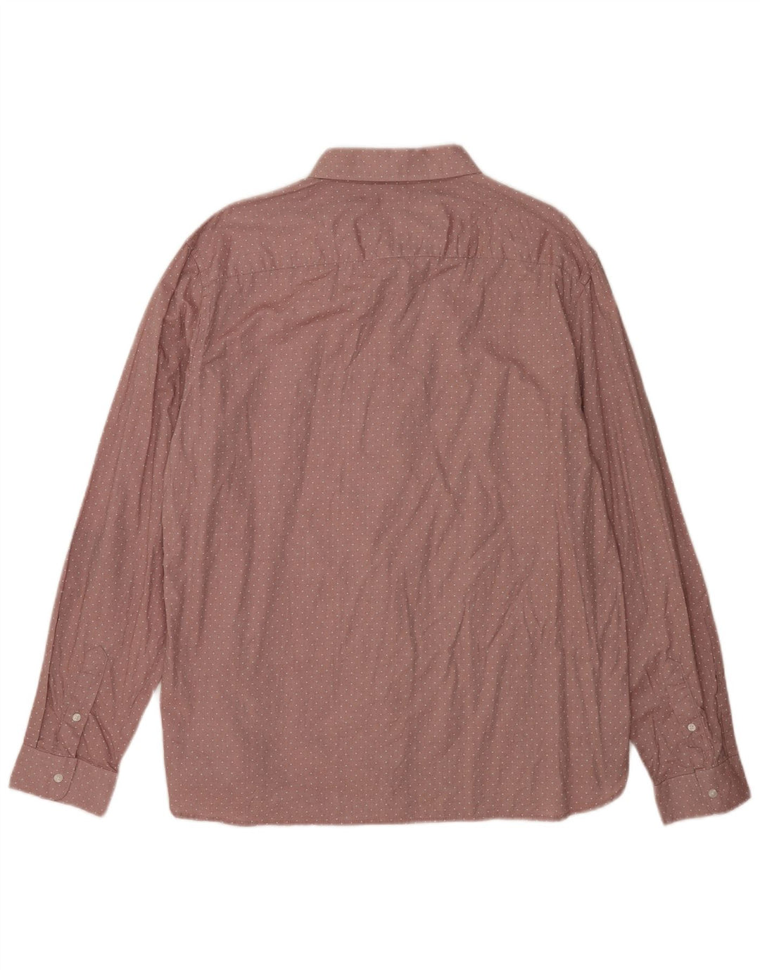 French Connection Mens Shirt 2XL Pink Spotted Cotton