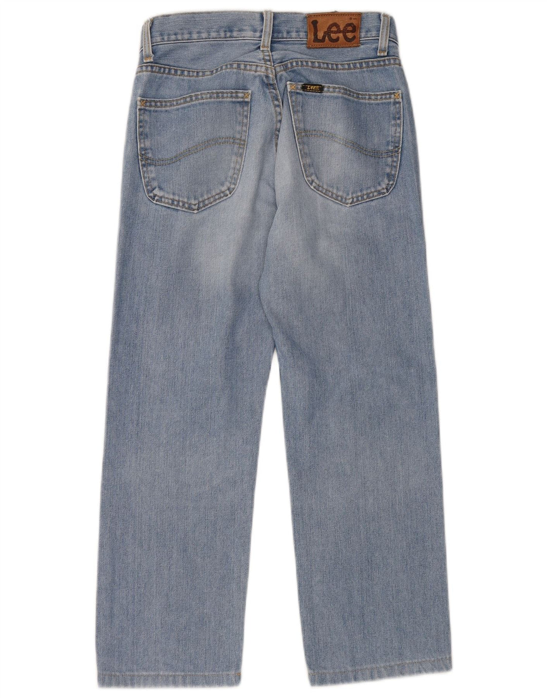 Lee Mens Seattle Straight Jeans W29 L24 Blå Bomuld