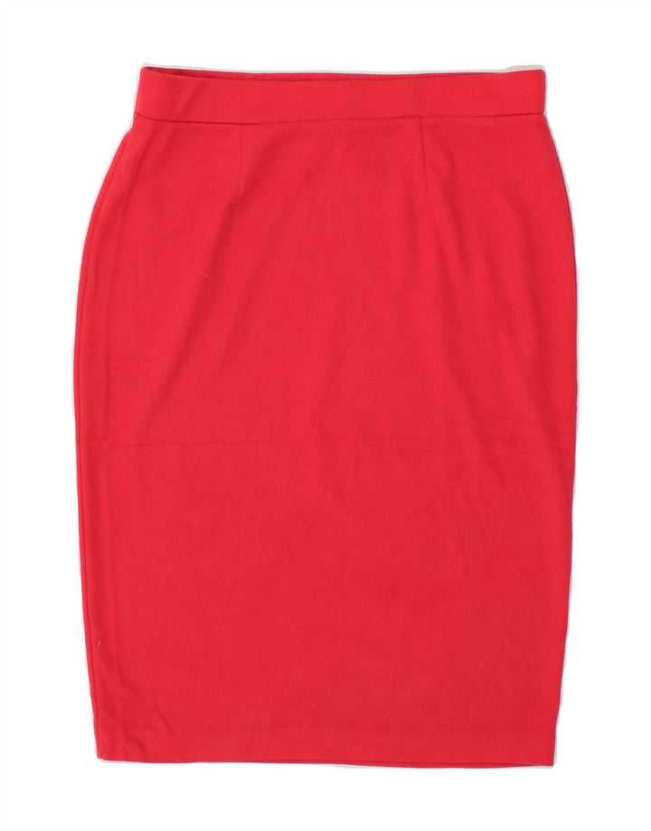 MOSSIMO Womens Pencil Skirt Small W28 Red Polyester Vintage Mossimo and Second-Hand Mossimo from Messina Hembry 