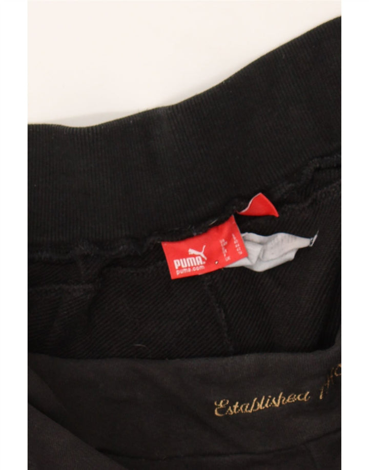 PUMA Womens Tracksuit Trousers UK 14 Large Black Vintage Puma and Second-Hand Puma from Messina Hembry 