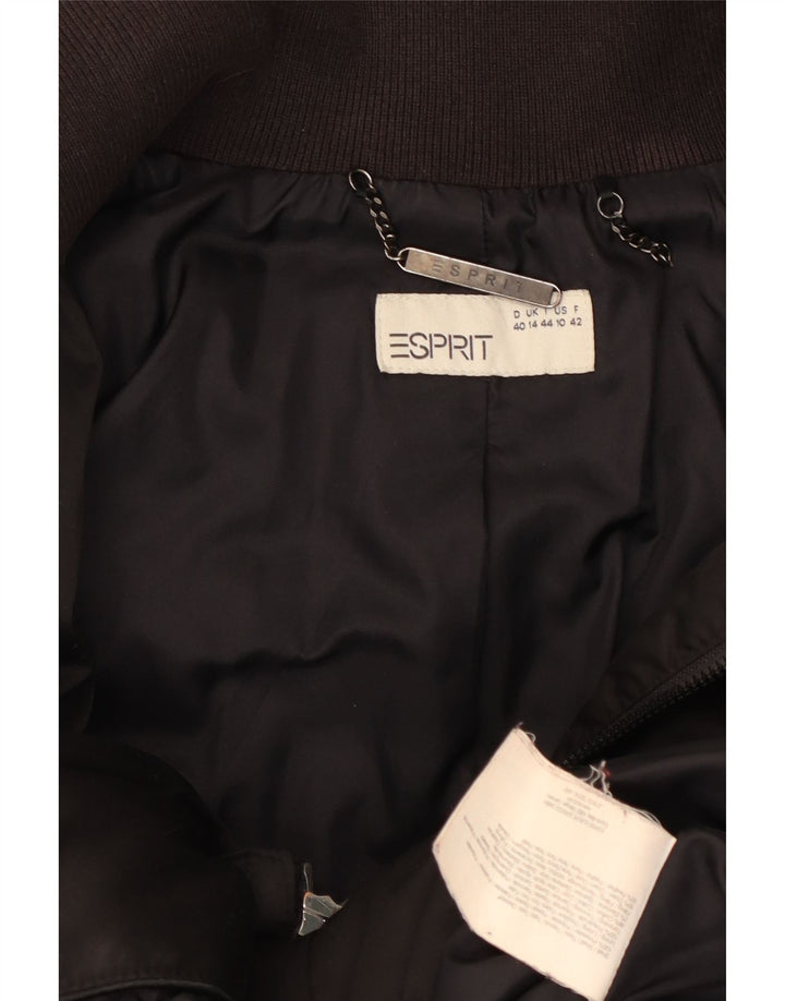 Esprit Womens Padded Coat UK 14 Large  Brown Polyester