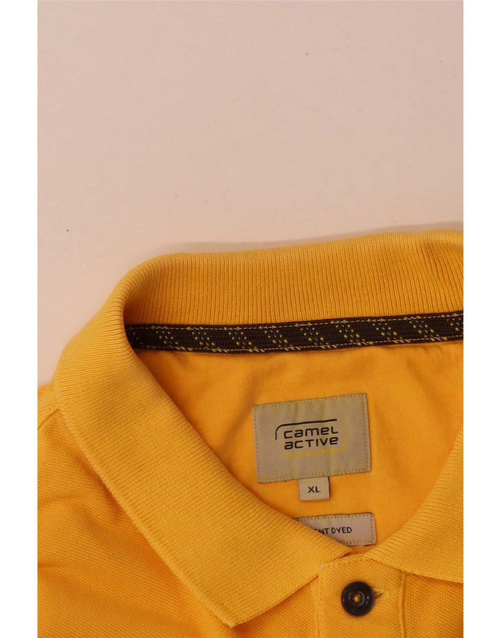 Camel Active Polo Homme XL Jaune