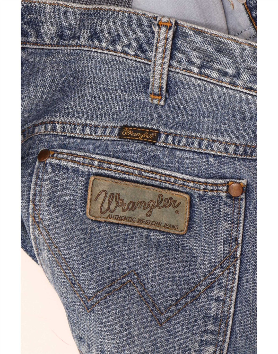 Wrangler Mens Straight Jeans W36 L31 Blue