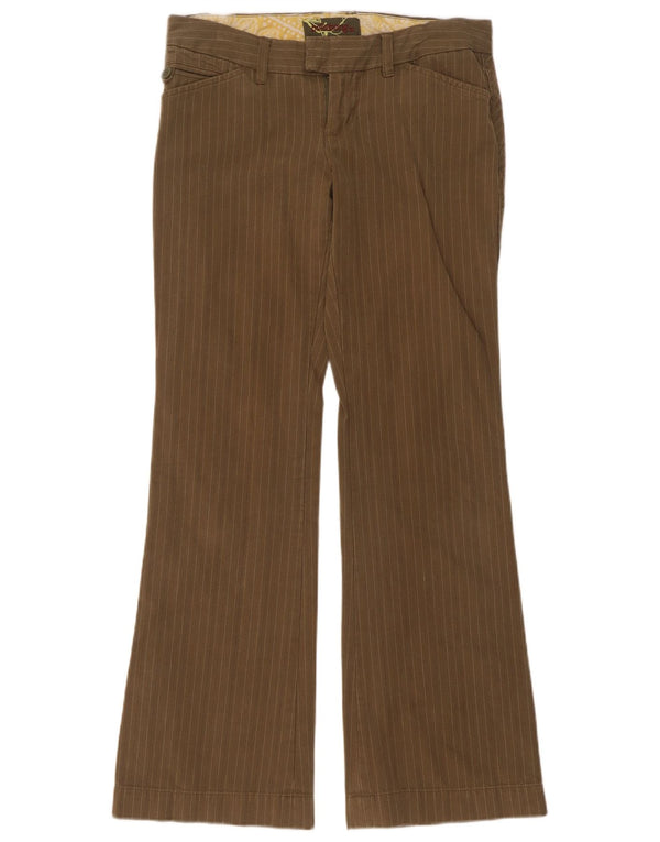 Billabong Γυναικείο Casual Παντελόνι US 7 Medium W32 L32 Khaki Pinstripe