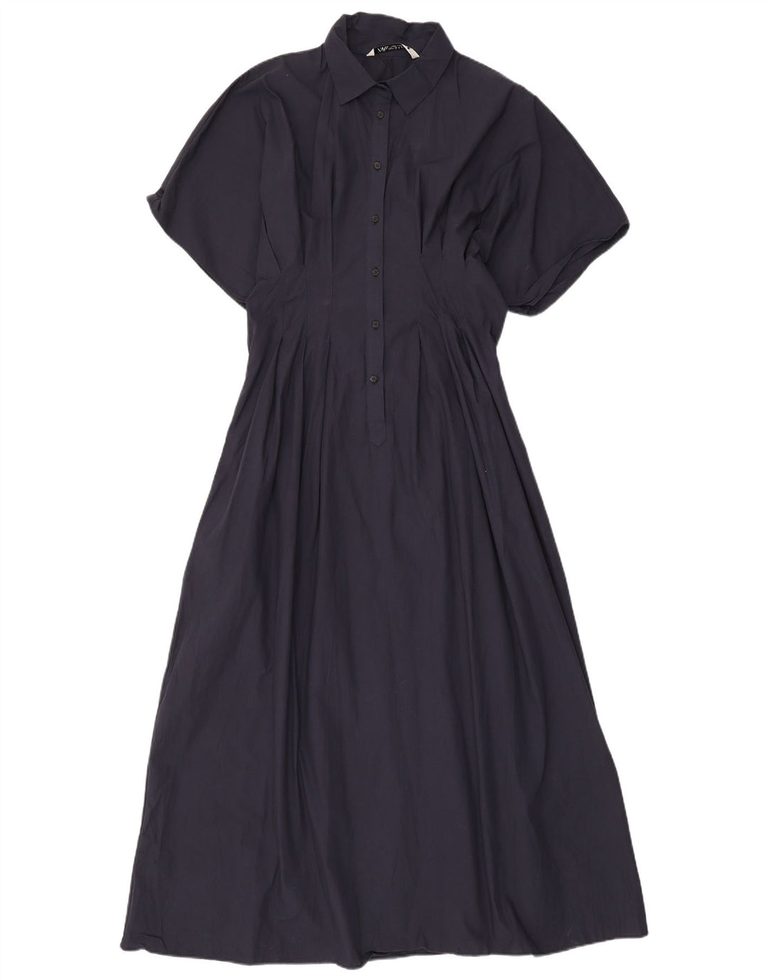 Zara Robe Maxi Femme UK 12 Bleu Marine Moyen