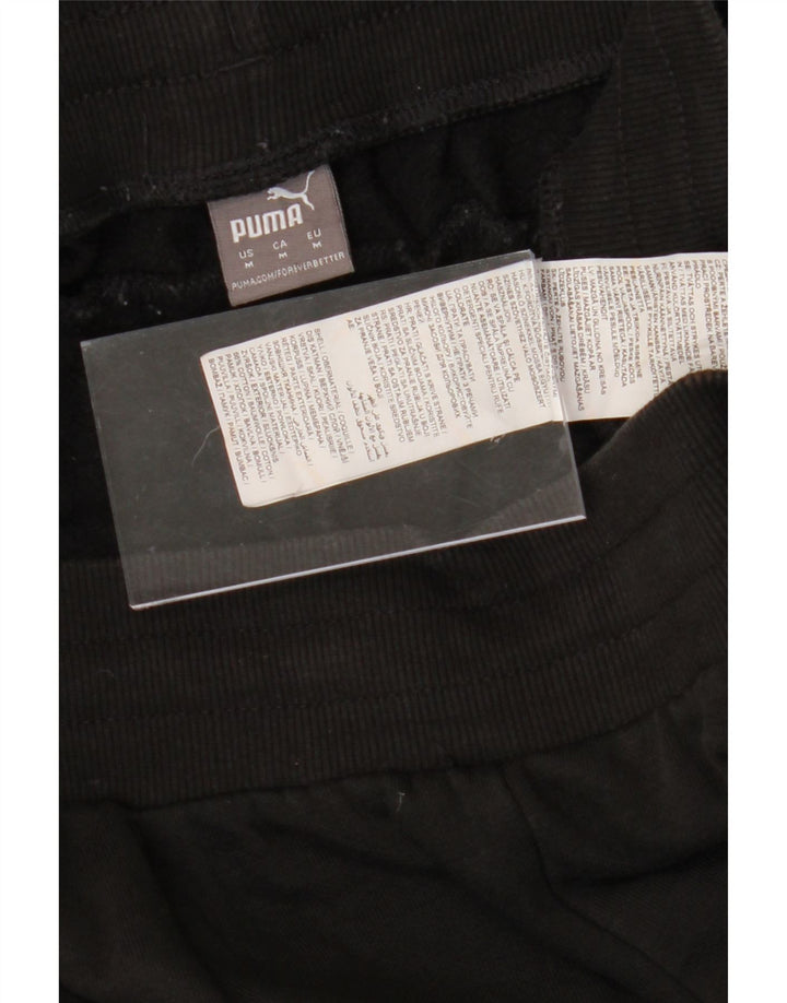 PUMA Mens Tracksuit Trousers Joggers Medium  Black Cotton Vintage Puma and Second-Hand Puma from Messina Hembry 