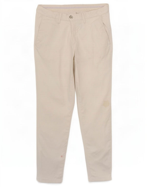 Женские брюки-чиносы Massimo Dutti Slim Fit EU 38 Small W30 L26 белые