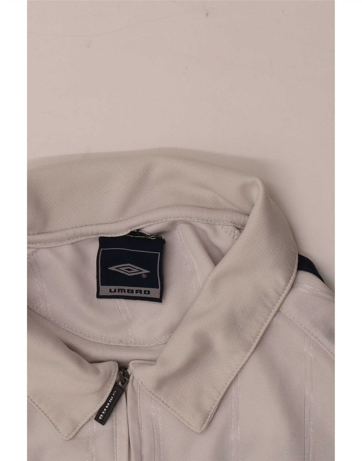 Umbro Polo Homme Blanc Medium Colourblock