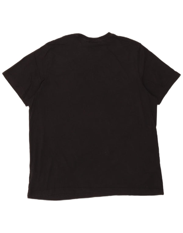 T-shirt da uomo Adidas Top XL in cotone nero