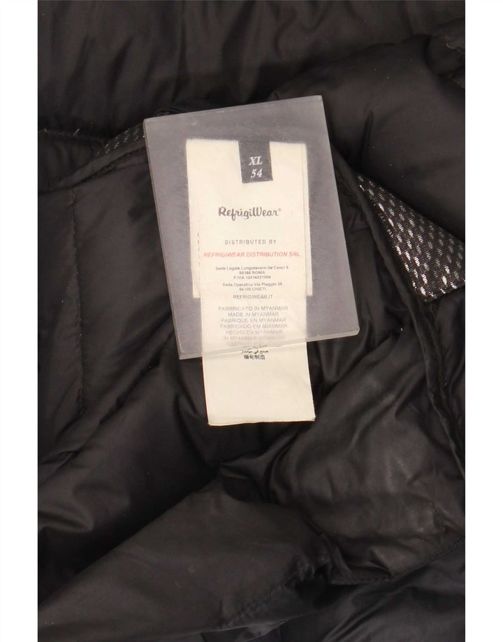 Męska ocieplana kurtka Refrigiwear IT 54 XL Granatowy poliamid