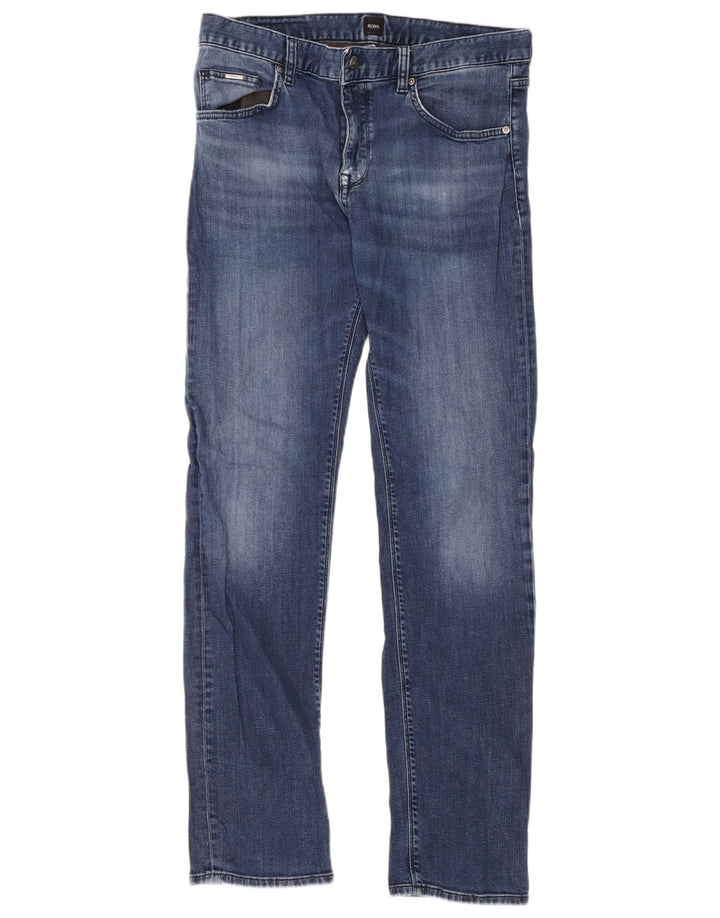 Hugo Boss Mens Slim Jeans W34 L32 Blue