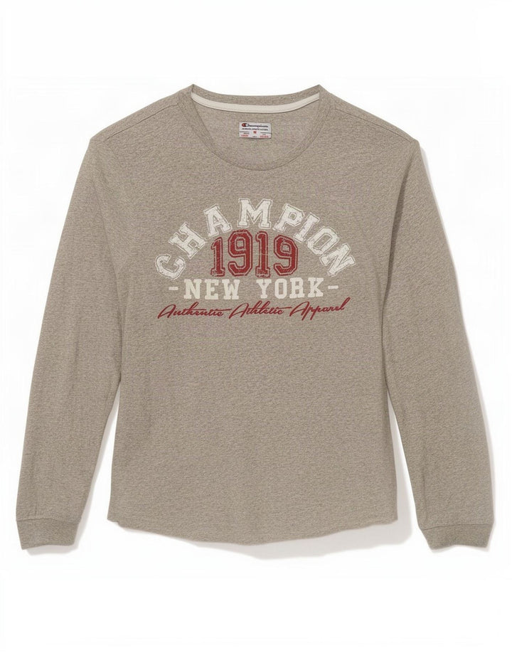Champion T-Shirt-Oberteil für Jungen mit Grafik, 9–10 Jahre, Mittelgrau gefleckt