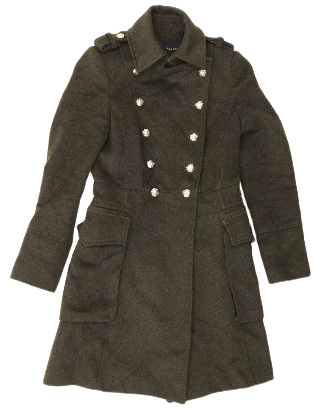 Trench da donna Zara UK 10 piccolo kaki