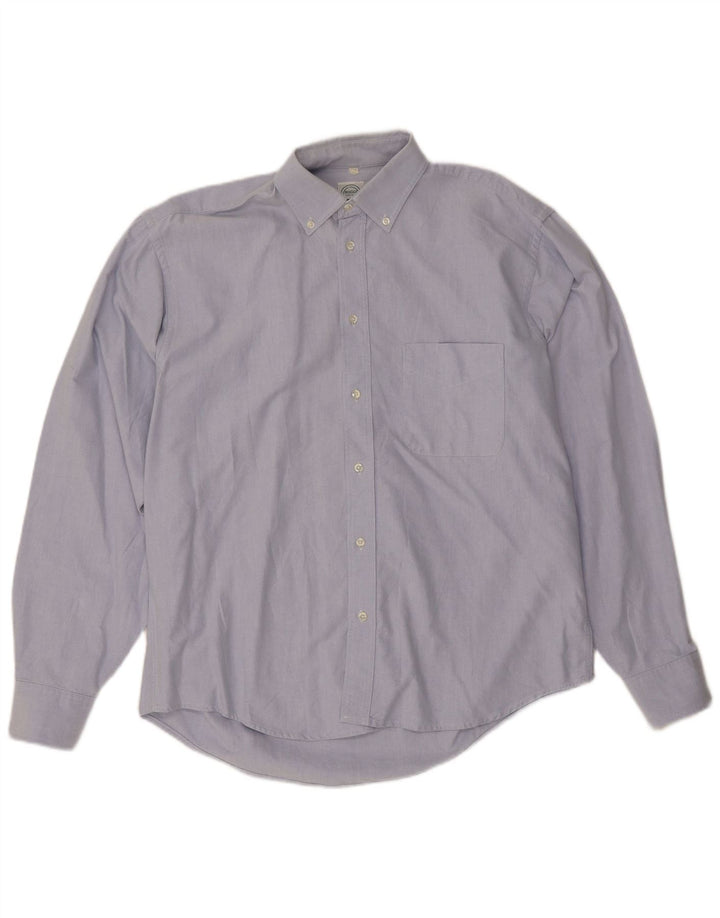 Boggi Mens Shirt Size 41 Large Blue