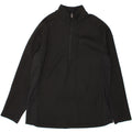 IZOD Mens Zip Neck Sweatshirt Jumper XL Black Polyester Vintage Izod and Second-Hand Izod from Messina Hembry 