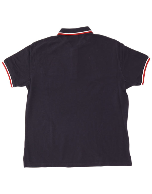 Conte of Florence Polo Homme 2XL Bleu Marine Coton