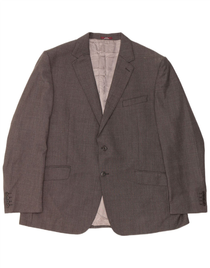 Marks & Spencer Ανδρικό μπουφάν blazer κανονική εφαρμογή με 2 κουμπιά UK 46 XL Grey