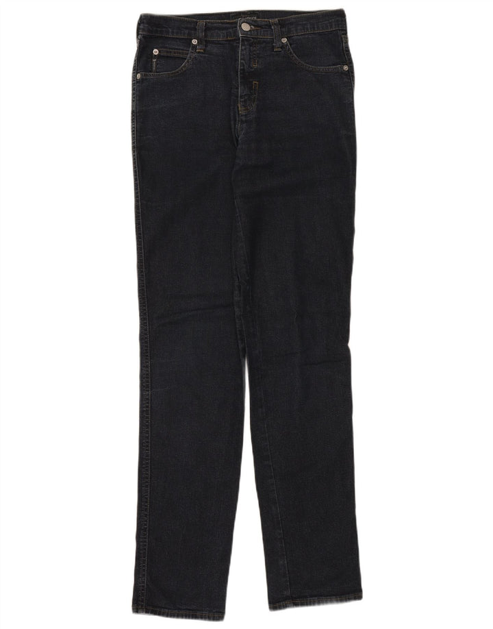 ARMANI Womens Slim Jeans W27 L33 Navy Blue Cotton