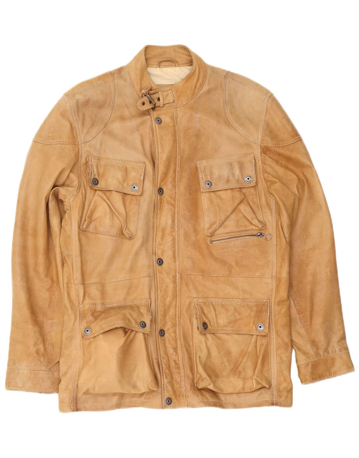 Gipsy Herre Læderjakke UK 38 Medium Brun