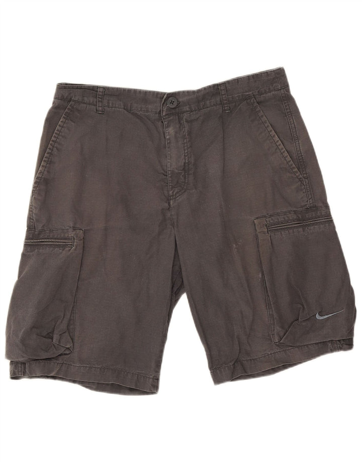 Nike Mens Cargo Shorts W34 Large Grey