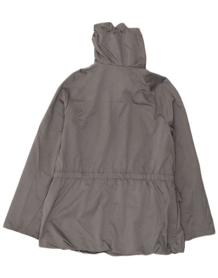 MINT VELVET Womens Oversized Utility Jacket UK 10 Small  Grey Polyester