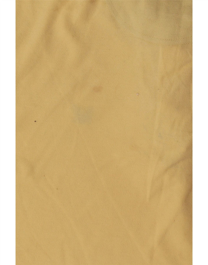 Crew Clothing Mens Polo Shirt Medium Yellow Cotton