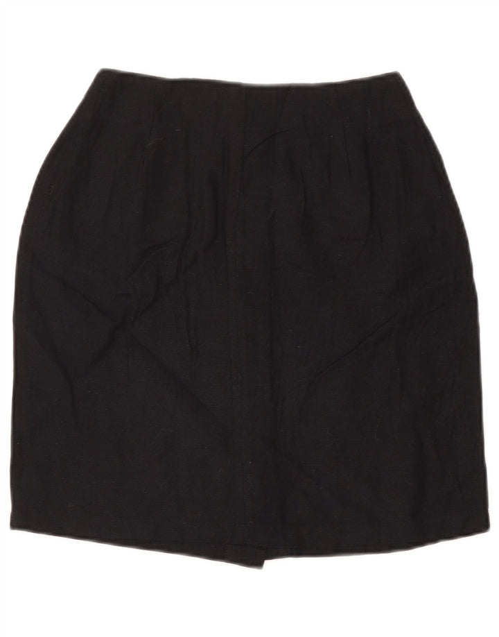 Vintage blyantnederdel til kvinder IT 42 Medium W28 Marineblå