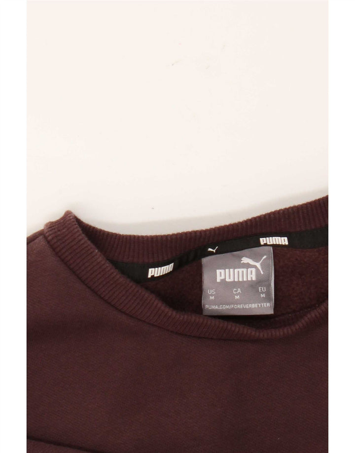 Puma Mens Graphic Sweatshirt Jumper Medium Brown