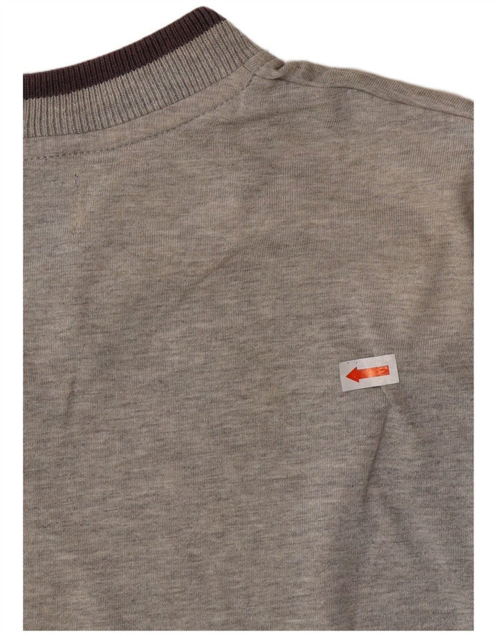 ASICS Boys T-Shirt Top 11-12 Years Grey Cotton