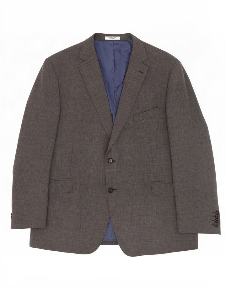 Marks & Spencer jachetă pentru bărbați cu 2 nasturi, UK 48 2XL, lână gri