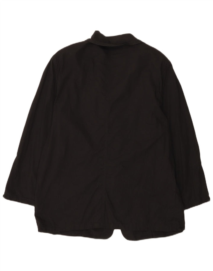 Daniel Hechter Chaqueta tipo blazer con 1 botón para mujer IT 48 XL Algodón negro