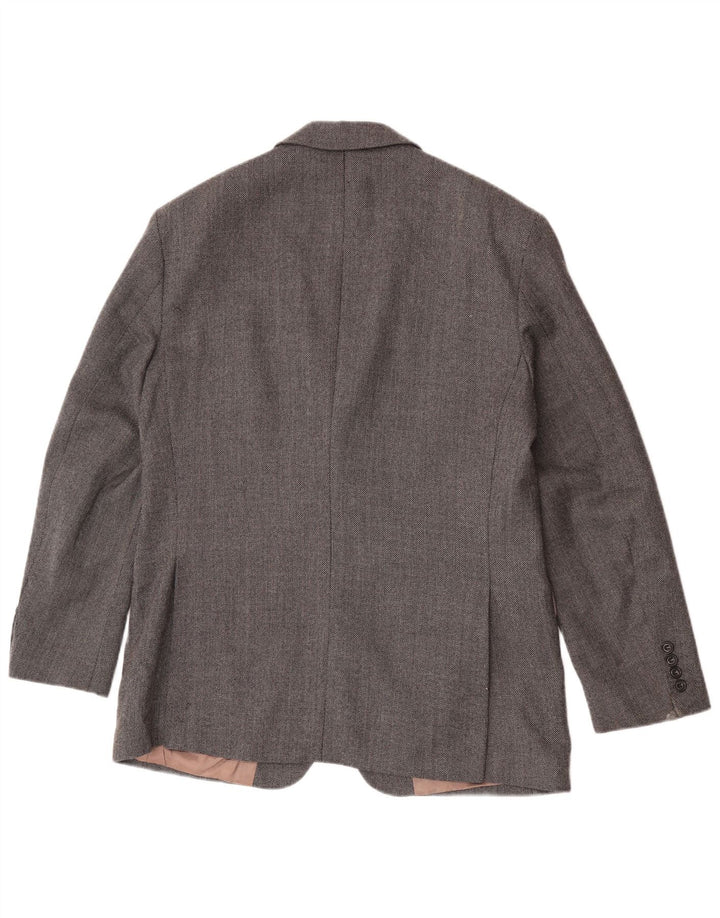 Marks & Spencer Herre 2-knaps blazerjakke UK 40 Medium Grey New Wool