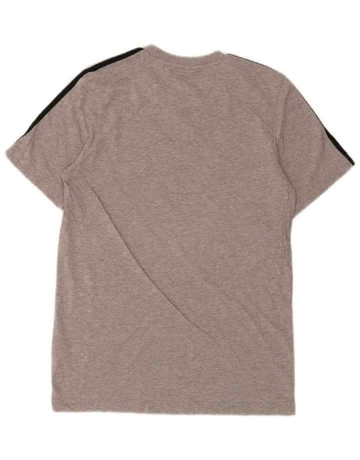 Adidas Mens T-Shirt Top Small Grey Cotton