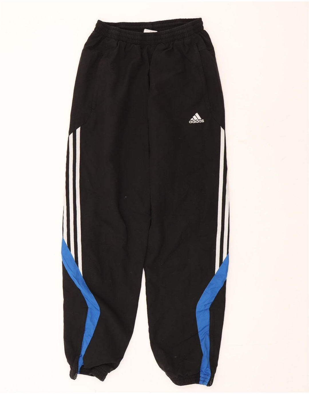 Adidas Mens Tracksuit Trousers Joggers Small Black Polyester