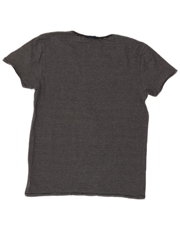 Scotch & Soda Camiseta Hombre Top XL Algodón Rayas Negras
