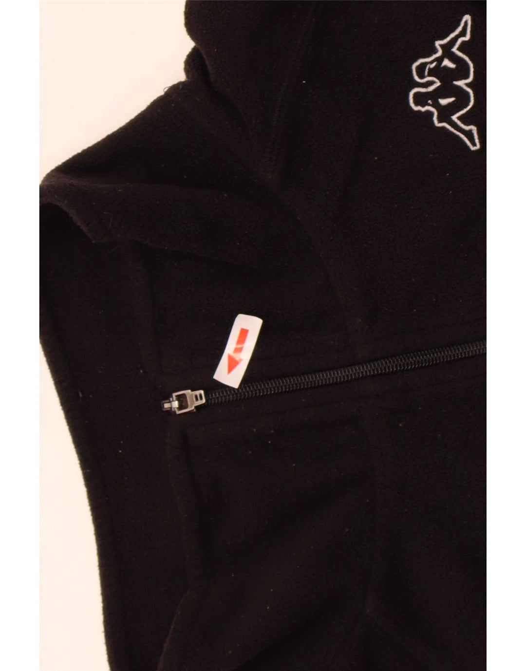 Мужская флисовая куртка Kappa UK 42 XL, черный полиэстер