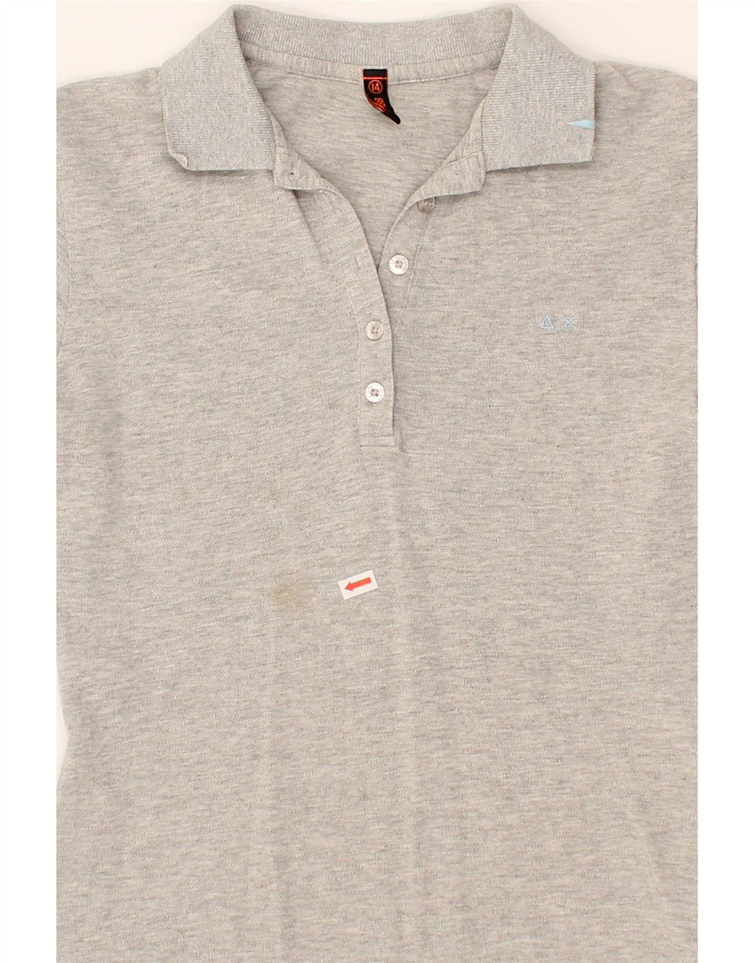 SUN68 Womens Polo Dress UK 14 Medium  Grey Cotton Vintage Sun68 and Second-Hand Sun68 from Messina Hembry 