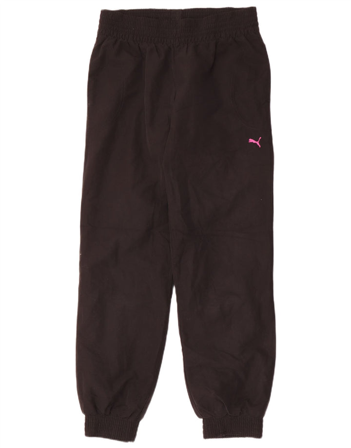 Puma Damen Trainingshose Jogger UK 12 Medium Schwarz Polyester