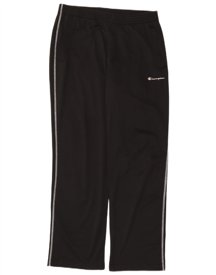 Champion Pantalon de survêtement pour homme Large Noir Polyester