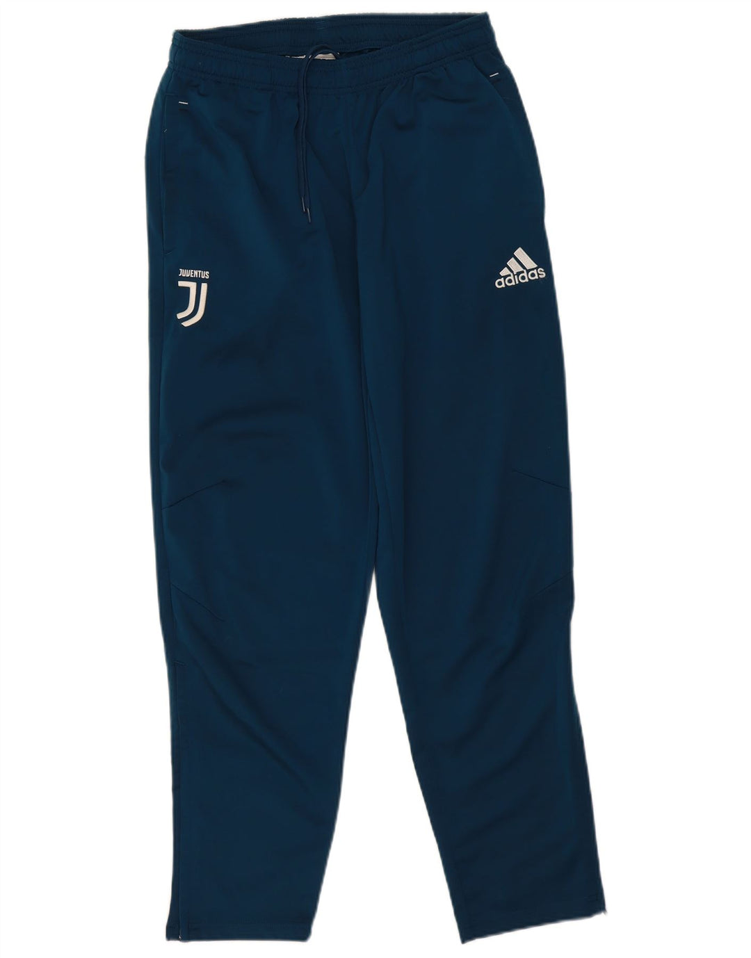 Adidas Mens Juventus Graphic Tracksuit Trousers Medium Blue Polyester