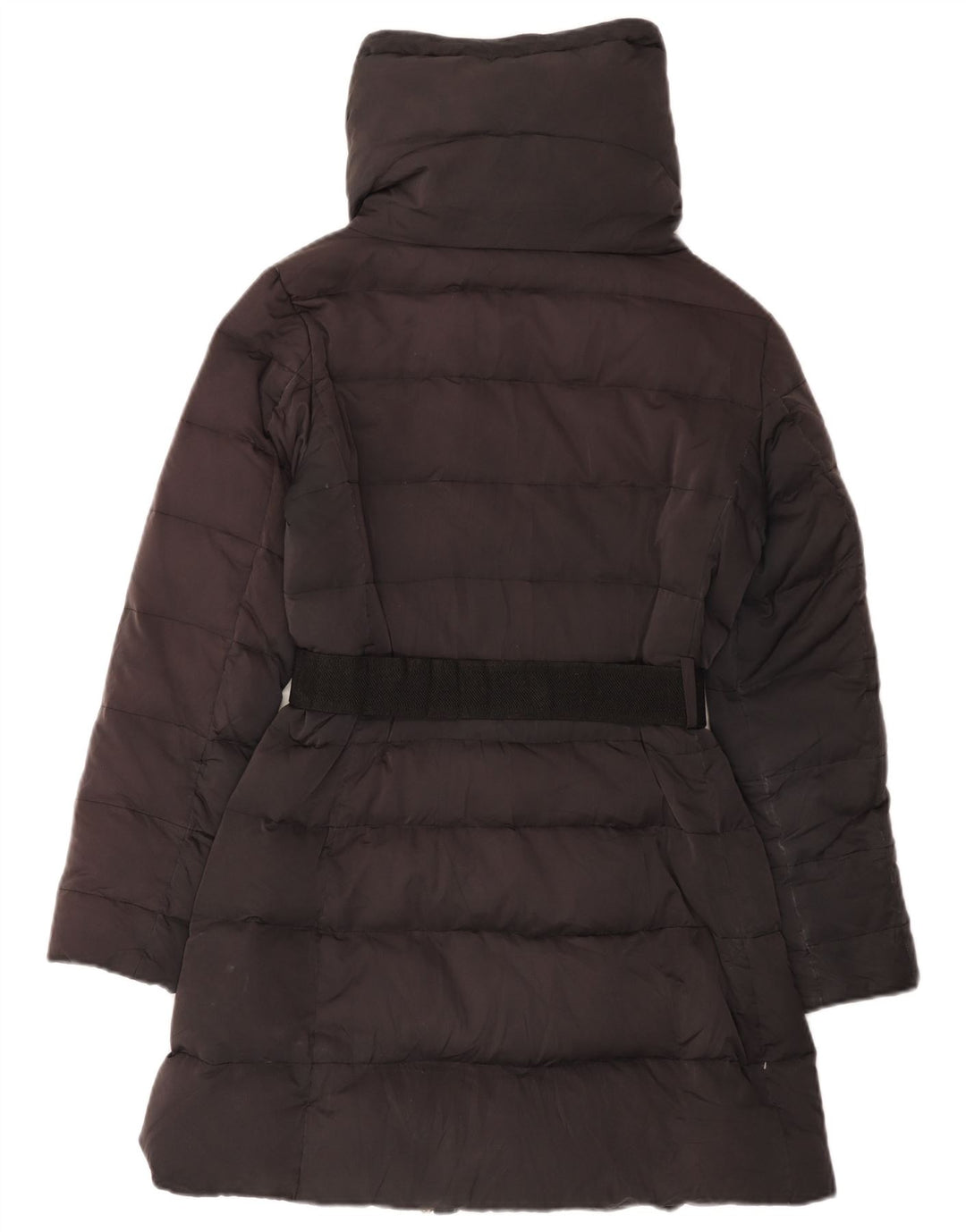 Zara Womens Padded Coat UK 12 Medium Black