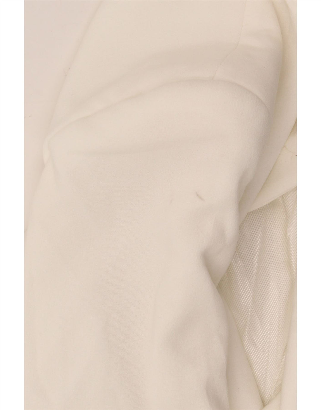 Zara Womens Open Oversized Blazer Jacket UK 6 XS Hvid Polyester