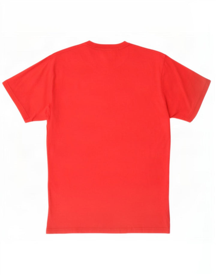 Vans Mens Classic Fit Graphic T-Shirt Top Medium Red Cotton