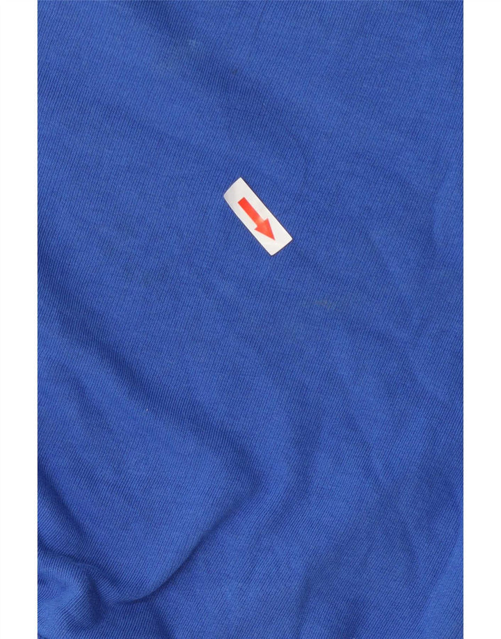 Marks & Spencer Dame Sweatshirt Jumper UK 12 Medium Blue Bomuld