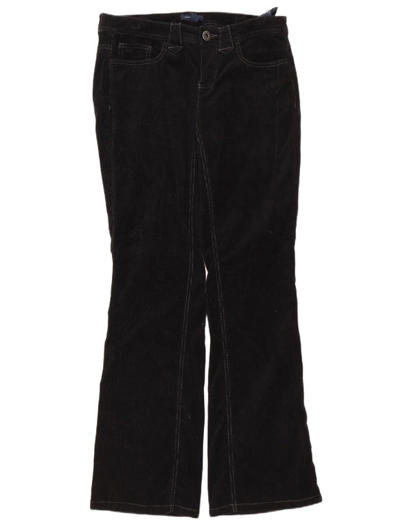 Tommy Hilfiger Womens Straight Corduroy Trousers US 6 Medium W30 L32 Black