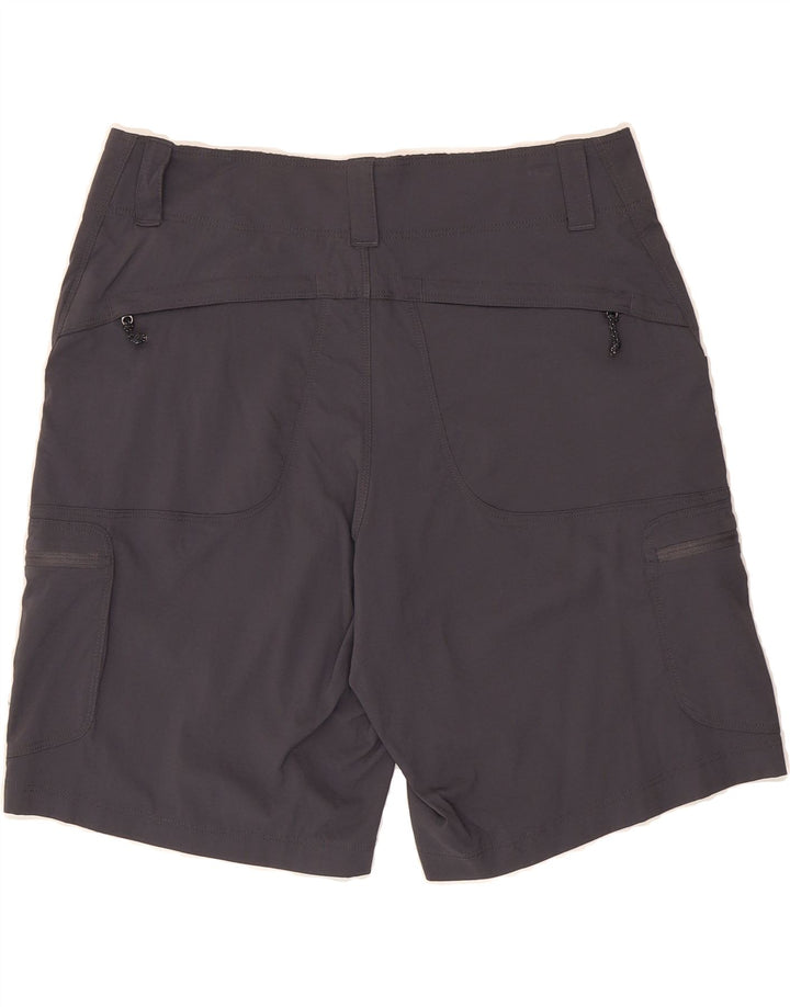 L.L.BEAN Womens Cargo Shorts US 10 Large W32  Grey Nylon Vintage L.L.Bean and Second-Hand L.L.Bean from Messina Hembry 