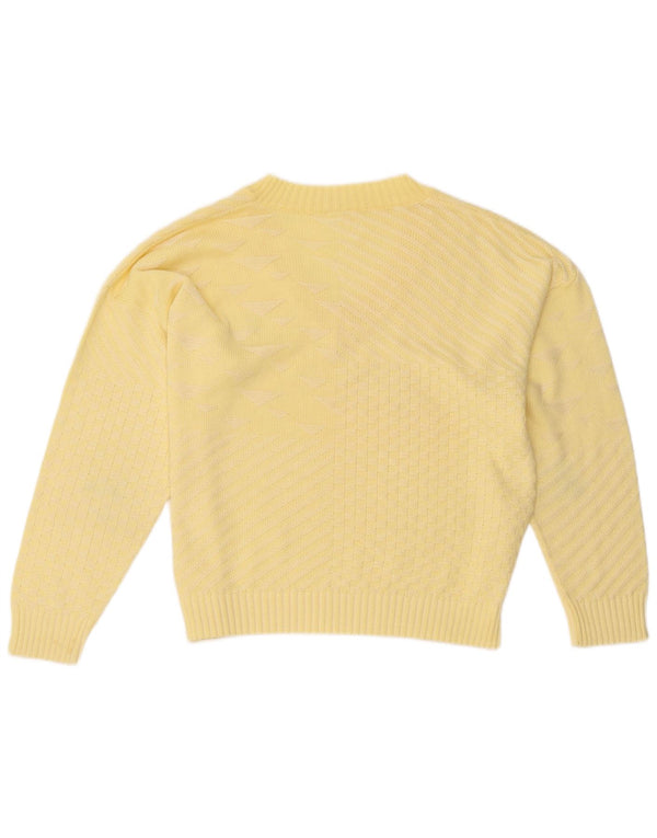 Puma Dame V-hals sweater UK 18 XL Gul